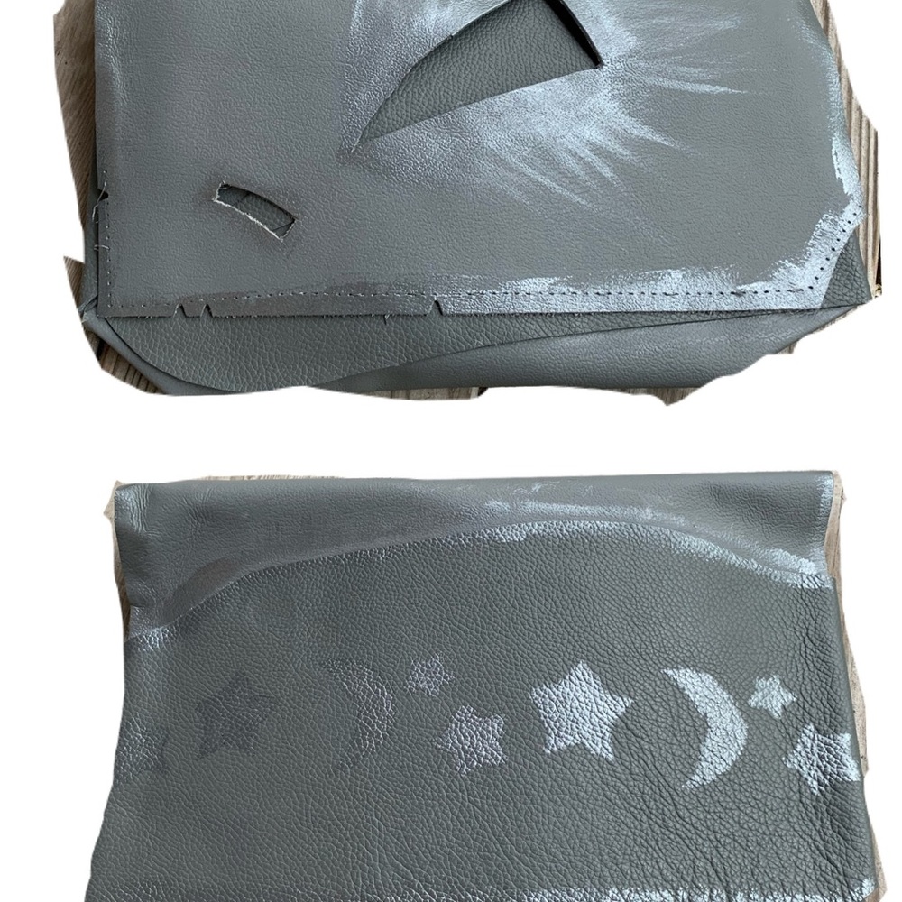 Leather Moon 🌙 and Stars ✨ Pouch